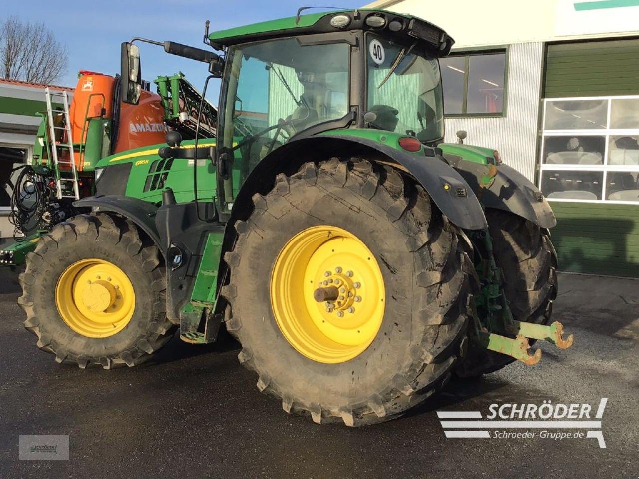 Traktor typu John Deere 6195 R | AUTOPOWER, Gebrauchtmaschine v Penzlin (Obrázek 11)